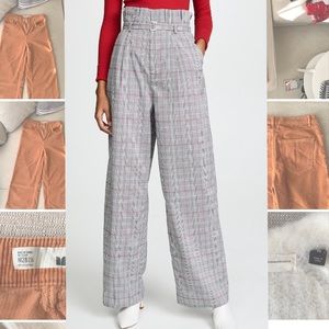 Wide leg trousers